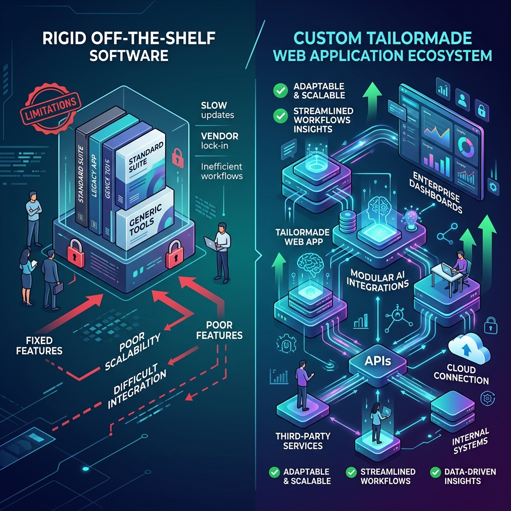 Why Businesses Are Moving from Off-the-Shelf Software to Custom Applications in 2026