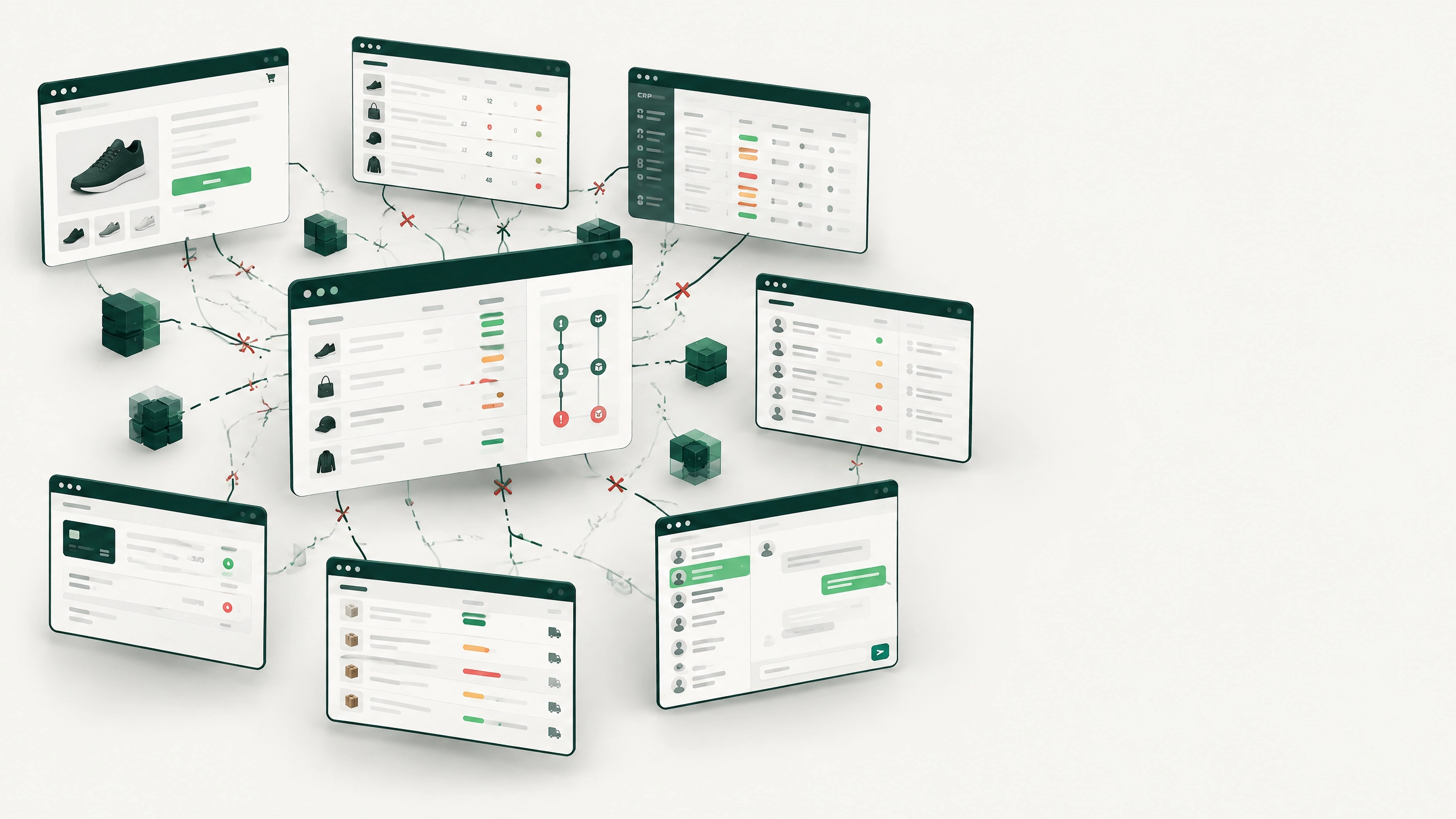 Disconnected commerce systems creating operational friction